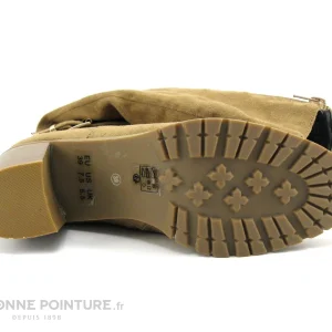 Promo 👍 The Divine Factory QL4722 Beige – Botte Femme – Talon Bloc 🎁 outlet soldes 13