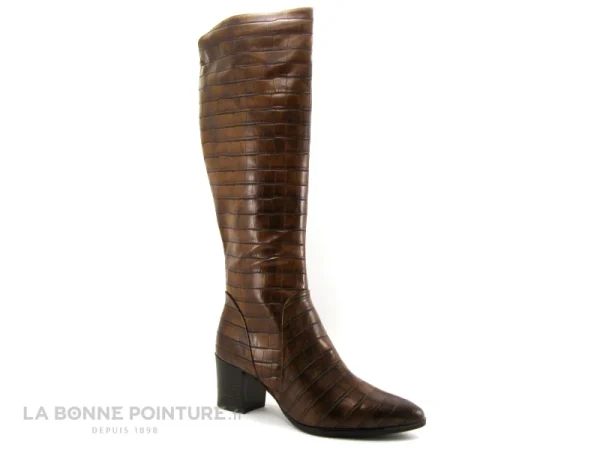 Le moins cher 🛒 Marco Tozzi 2-25509-27 – Chestnut Croco – Botte Femme Talon Haut 🎉 Retour Facile et Gratuit 1