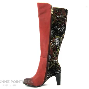 Les meilleures critiques de 🎁 Femme Laura Vita ALCBANEO 229G Rouge – Noir – Botte Talon Haut 👏 bas prix 13