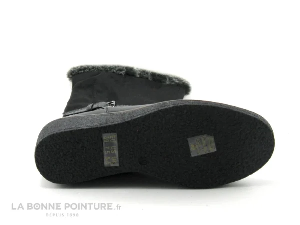 à prix d'occasion Sortie 🧨 Femme The Divine Factory PI4555 Noir – Botte Talon Compense 🔔 4