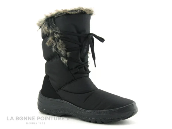 Coupon ⌛ Feel’In Botte Neige Femme FYLIS Noir Avec Fourrure 😍 magasin pour 1