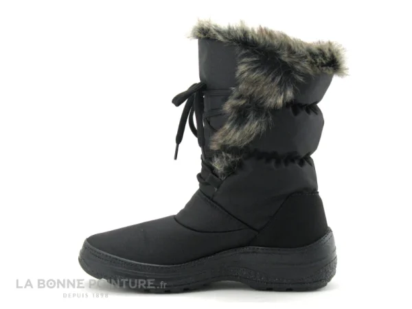 Coupon ⌛ Feel’In Botte Neige Femme FYLIS Noir Avec Fourrure 😍 magasin pour 4