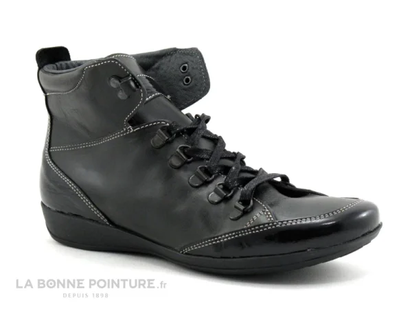 magasin pas cher Remise 🥰 Femme Andium 652 7450 Carbone – Noir – Chaussure Montante 😉 1