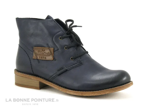 vente en ligne pas cher Meilleure vente 🧨 Rieker 72740-14 Bleu – Chaussure Montante Femme ✔️ 1