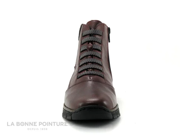 Le moins cher ✔️ Femme Rieker 53774-35 – Bordeaux Muscat – Chaussure Montante ✔️ mode 3