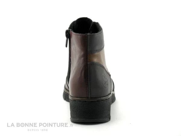 Le moins cher ✔️ Femme Rieker 53774-35 – Bordeaux Muscat – Chaussure Montante ✔️ mode 5