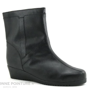 Budget 🎉 Pedi Girl MYLVIA Noir – Bottine Confort Femme 💯 boutique pas cher 17