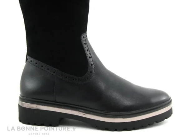 Acheter Maintenant Nouveau 🎉 Femme Tamaris – 1-25607-29 Black – Botte Cavaliere Noire 👍 6