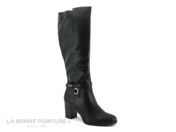 achat pas cher Bon marché 💯 The Divine Factory QL4060 Noir – Bottes Femme Talon 🤩 1