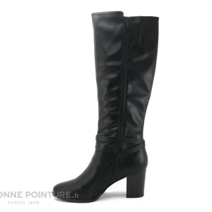 achat pas cher Bon marché 💯 The Divine Factory QL4060 Noir – Bottes Femme Talon 🤩 10