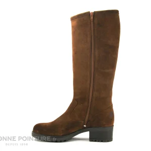 REMISE Top 10 🌟 We Do 88056 Velours Tabacco – Botte Marron Femme ✨ 13