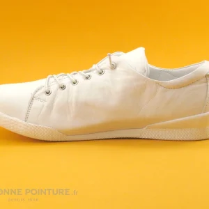 Offres 😍 Andrea Conti 0345724 White – Basket Basse Femme Cuir Blanc ✔️ destockage 13