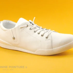 Offres 😍 Andrea Conti 0345724 White – Basket Basse Femme Cuir Blanc ✔️ destockage 17