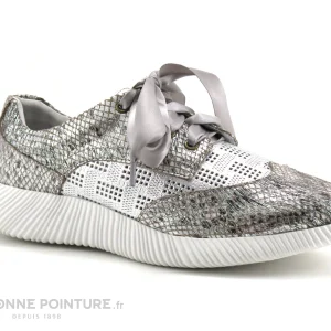 Meilleur prix 👍 Femme Laura Vita DELPHINE 04 – SL5895-4 – Argent – Basket Compensee 🔥 boutique 17