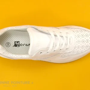 magasins pas chers Coupon 🥰 Moran’s Morans BASIQUE – Blanc – Basket Ville Femme 👍 17