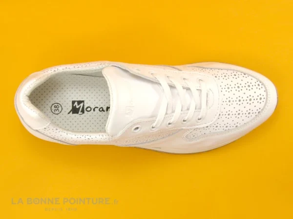 magasins pas chers Coupon 🥰 Moran’s Morans BASIQUE – Blanc – Basket Ville Femme 👍 6