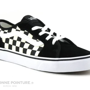 prix abordable Sortie 👏 Junior Vans FILMORE DECON Checkerboard Noir Blanc Damier – Basket ✨ 17