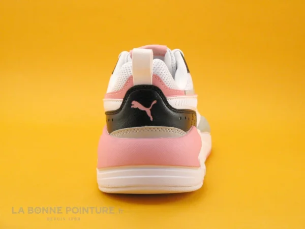 aux meilleurs prix Top 10 👏 Junior Puma X RAY 2 Square Blanc Rose Noir – Basket Semelle Epaisse ⭐ 5