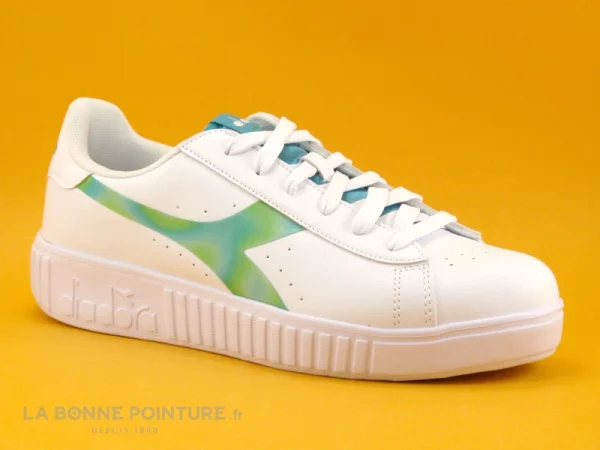 ultratendance Meilleure affaire ⌛ Junior Diadora GAME STEP KALEIDO 892820-40-3 – Blanc Vert – 👟 Sneakers 🥰 1