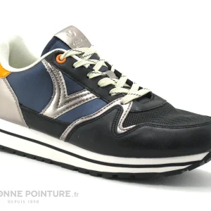 de garantie authentique Promo 😉 Victoria 1141134 Noir Argent Orange – 👟 Sneakers Mode Femme ⌛ 17