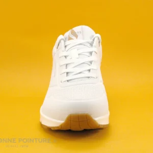 france Vente flash 😉 Skechers 177094 Uno Golden Air – White – Basket Basse Blanche – Femme ✔️ 9