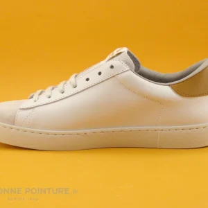 l'unique style Meilleur prix ⭐ Junior Victoria 126142 Blanc – Beige – Moutarde – Basket Basse 🧨 12