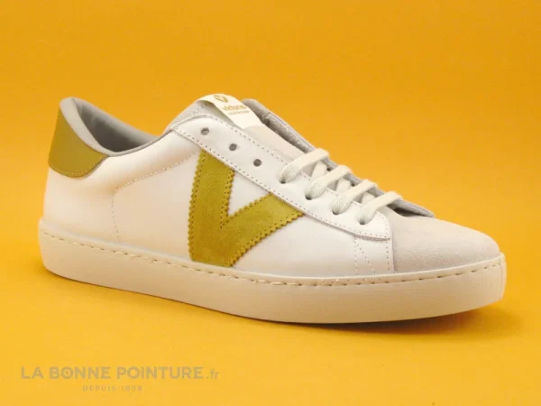 l'unique style Meilleur prix ⭐ Junior Victoria 126142 Blanc – Beige – Moutarde – Basket Basse 🧨 6