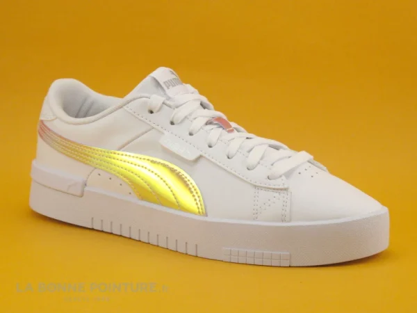 Bon marché 🤩 Junior Puma JADA Jr HOLO White – Basket Blanche Avec Hologramme 🎉 grossiste en ligne 1