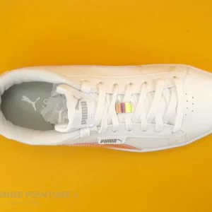 Bon marché 🤩 Junior Puma JADA Jr HOLO White – Basket Blanche Avec Hologramme 🎉 grossiste en ligne 19