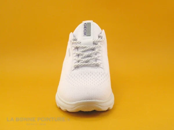 Vente flash 🔥 Geox SPHERICA – D15NUA – White – 👟 Sneakers Femme Blanches 🎉 boutiqued en ligne 3