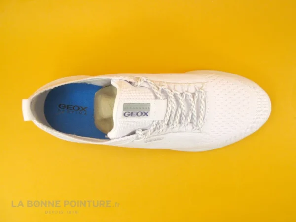 Vente flash 🔥 Geox SPHERICA – D15NUA – White – 👟 Sneakers Femme Blanches 🎉 boutiqued en ligne 6