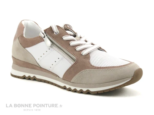 Budget 👍 Marco Tozzi 2-23722-28 White Nude – 👟 Sneakers Rose Femme 🔔 Distributeur Officiel 1