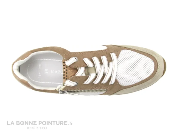 Budget 👍 Marco Tozzi 2-23722-28 White Nude – 👟 Sneakers Rose Femme 🔔 Distributeur Officiel 7