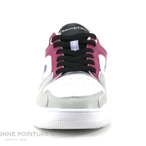 magasin paris Meilleure vente ❤️ Femme Champion REBOUND 2-0 Low S1332-CHA – Blanc Rose Gris – Basket 🔥 11