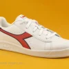 Promo 🧨 Junior Diadora 872650-40-32 Game – Basket Blanche – Rouge – Bleu Marine 👏 vente chaude 25