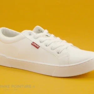 Retour gratuit en magasin. Bon marché ✔️ Levi’s Levis MALIBU 2-0 Brilliant White – 👟 Sneakers Basses Blanches Femme 🔥 17