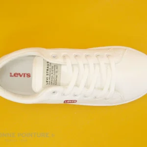 Retour gratuit en magasin. Bon marché ✔️ Levi’s Levis MALIBU 2-0 Brilliant White – 👟 Sneakers Basses Blanches Femme 🔥 19