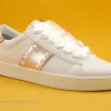 achetez Sortie ❤️ Femme Marco Tozzi 2-23708-32 – White Rose Metallic – Etoiles – Basket 🥰 23