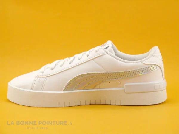 REMISE allant De gros ✨ Junior Puma JADA RAINBOW Blanc – Argent – Basket Basse Jr 🧨 4