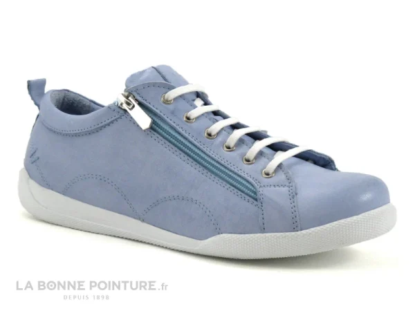 Meilleure affaire 🧨 Andrea Conti 0063612-821 Bleu Pastel – Basket Cuir Femme 😀 acheter en ligne 1