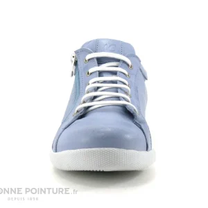 Meilleure affaire 🧨 Andrea Conti 0063612-821 Bleu Pastel – Basket Cuir Femme 😀 acheter en ligne 11