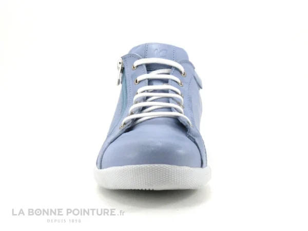 Meilleure affaire 🧨 Andrea Conti 0063612-821 Bleu Pastel – Basket Cuir Femme 😀 acheter en ligne 3