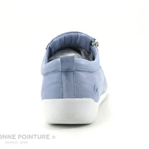 Meilleure affaire 🧨 Andrea Conti 0063612-821 Bleu Pastel – Basket Cuir Femme 😀 acheter en ligne 15