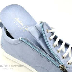 Meilleure affaire 🧨 Andrea Conti 0063612-821 Bleu Pastel – Basket Cuir Femme 😀 acheter en ligne 17