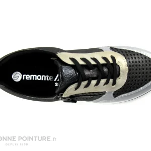 Meilleure vente 🔥 Remonte R6702-02 Noir Argent – Basket Mode Femme ✔️ nouveau produit 19