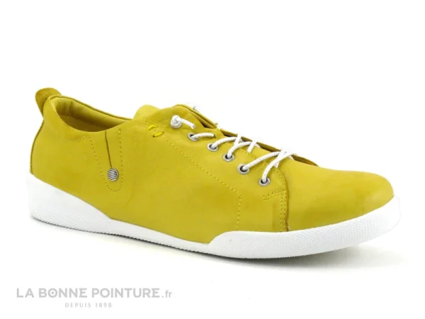 Nouveau 🛒 Andrea Conti 0345724 Taxi – Basket Femme Souple Jaune 😀 luxe soldes 1