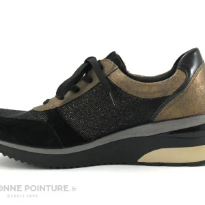 à prix d'occasion Meilleur prix 🌟 Remonte D2400-90 – Noir – Bronze Antique – Basket Compensee Femme 🌟 13