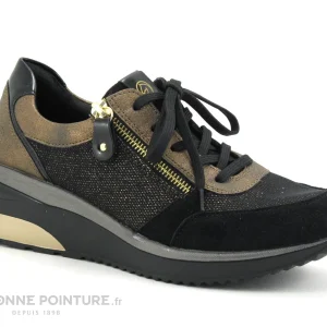 à prix d'occasion Meilleur prix 🌟 Remonte D2400-90 – Noir – Bronze Antique – Basket Compensee Femme 🌟 17