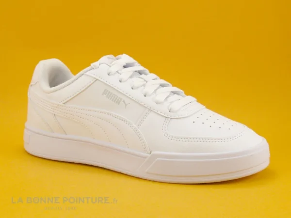 à prix très bas Grosses soldes 🥰 Junior Puma CAVEN JR 382056-01 White – Basket Basse Blanche ✨ 1