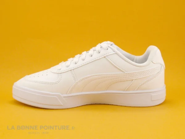 à prix très bas Grosses soldes 🥰 Junior Puma CAVEN JR 382056-01 White – Basket Basse Blanche ✨ 4